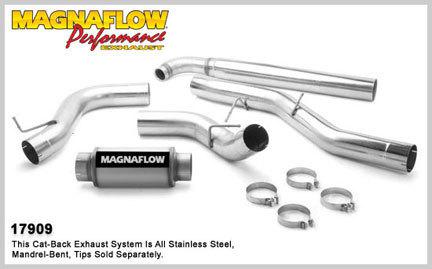 Magnaflow pro series  exhaust 01-07 6.6 duramax cc sb 5" turboback
