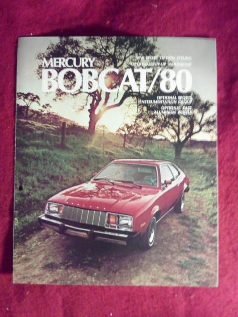 1980 mercury bobcat sales dealer brochure