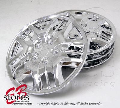 4pcs set of 15 inch chrome wheel skin cover hubcap hub caps (15" inch style#025)
