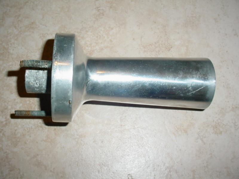 Vintage steering rod holder column extension aluminum v-drive jet hydro sanger