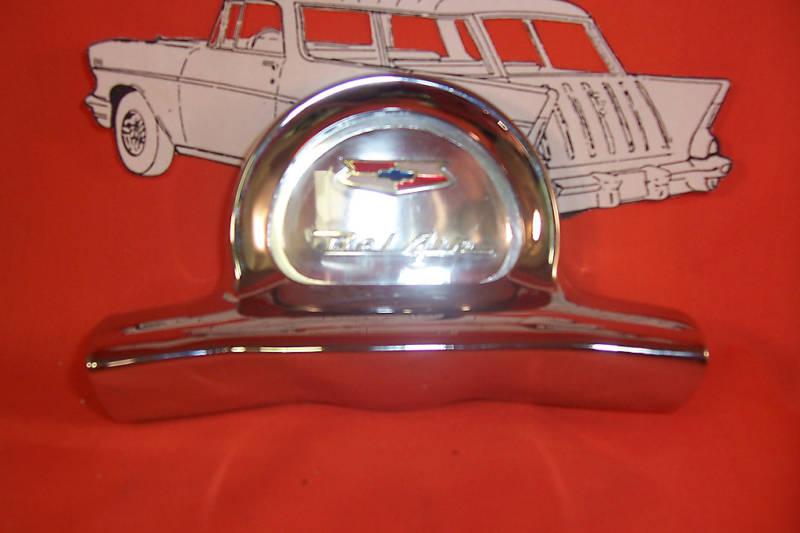 1957 chevy horn cap belair complete chrome sedan hardtop wagon convertible