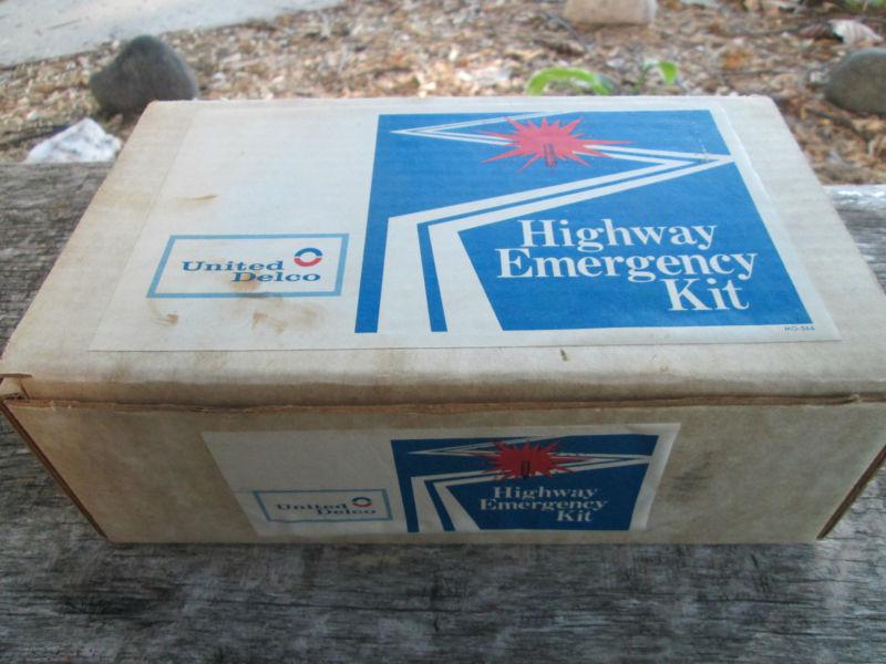 Vintage, united delco highway emergency kit nos, gm kit, chevy, chevelle, olds 