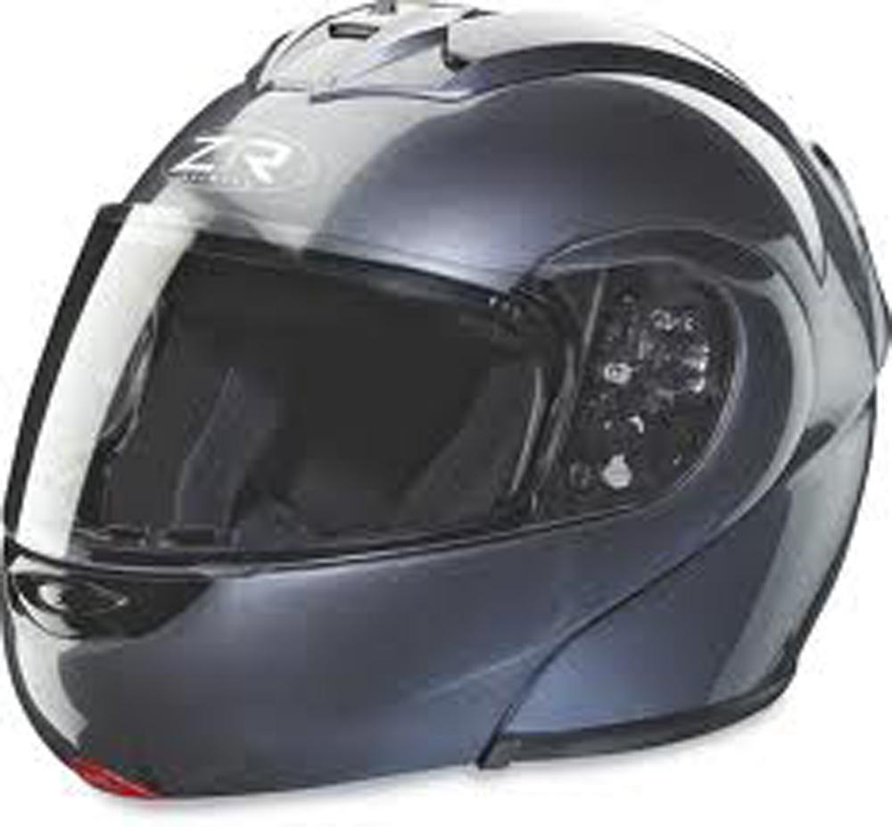 Z1r eclipse solid charcoal modular helmet 2013 motorcycle full face