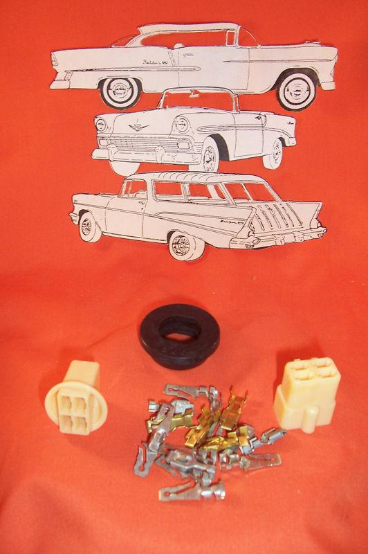 1957 chevy turn signal radiator support wire repair plastic rubber kit belair 