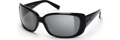 New spy optics shoreline sunglasses. black frame, polarized grey lens