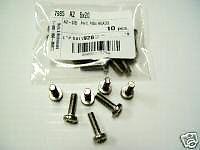 License plate screws stainless steel 6x20 