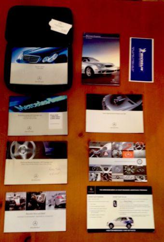 2007 mercedes benz c-class c230 c280 c350 owners manual set guide free us ship