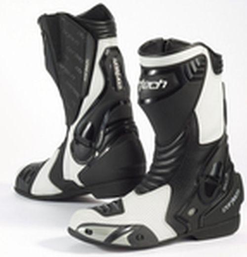 Cortech 8591-0109-43 latigo rr riding boots white 9