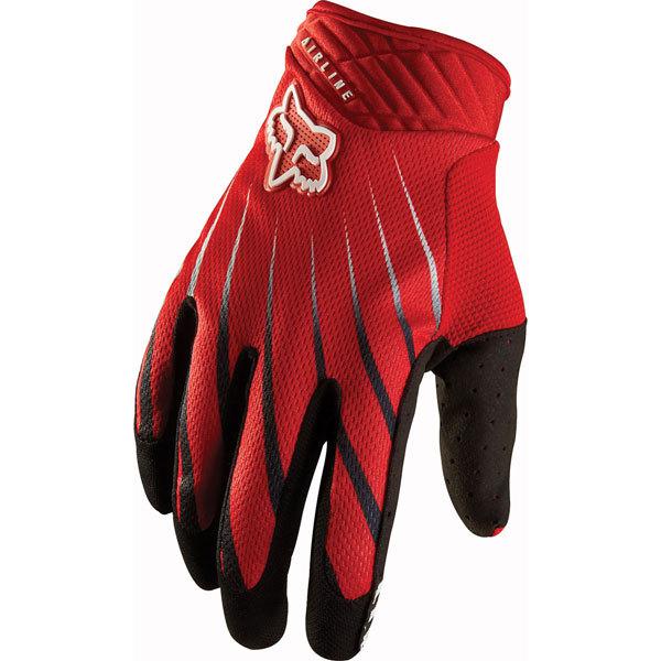 Red/white xl fox racing airline gloves 2013 model