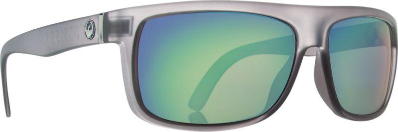Dragon alliance wormser ionized sunglasses matte gray/green lens