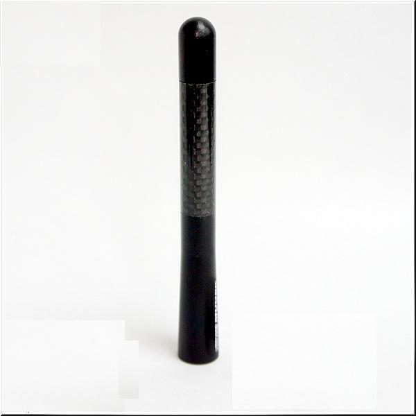 Car roof stainless steel antenna black carbon 12cm