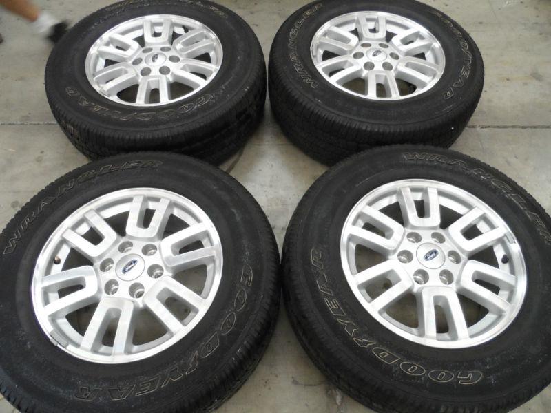 18" oem ford expedition f150 wheels w/ goodyear tires 6x135 20 22