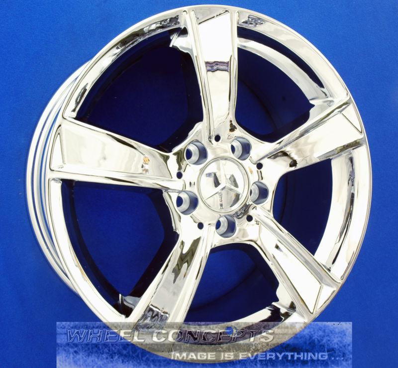 Mercedes c250 c300 c350 17 inch chrome wheel exchange c 250 300 350 17" rims 