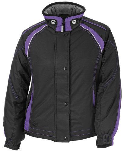 Choko women's powder snowmobile jacket black/purple xl