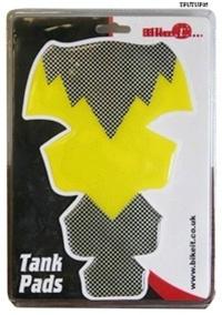 Tank pad protection  yellow carbon