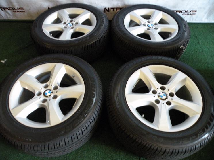 18" factory bmw x5 wheels oem silver tires package xdrive e53 e70 x6 e71 rft