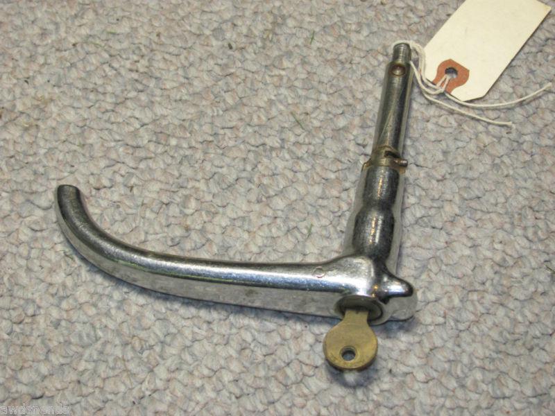 1938 cadillac rumble lid / trunk handle with key (may be reproduction)