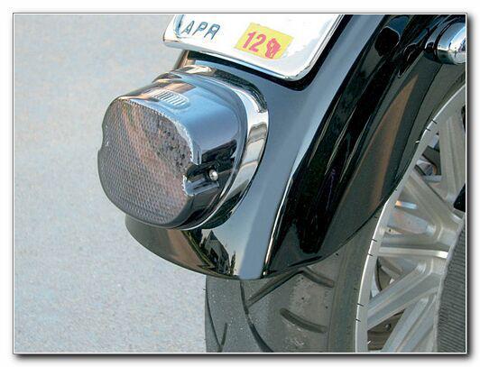 Drag specialties l.e.d low profile red lens top taillight for harley davidson