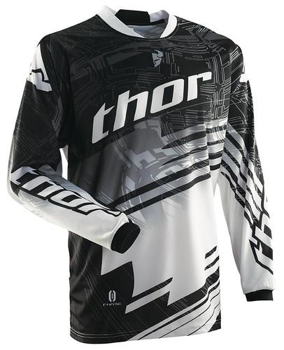 Thor phase swipe jersey black medium new 2014