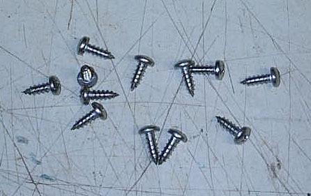 New 1960-1966 chevy or gmc truck door sill plate screw set 