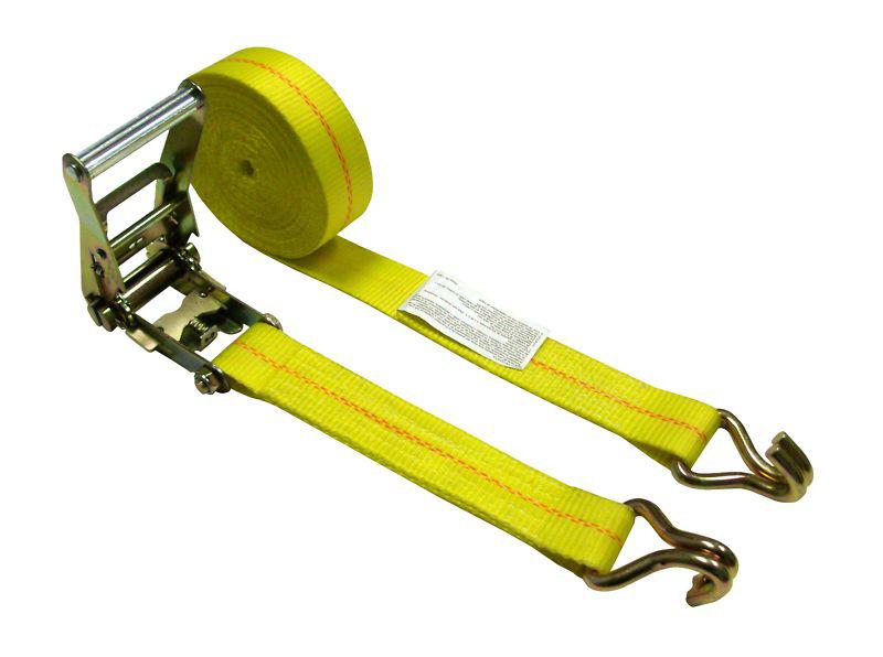 Ratchet tie down straps w/ j hooks. 2" x 30' long handle  (10 )