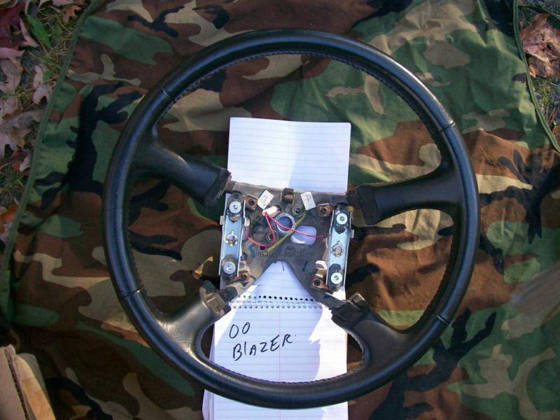 Leather steering wheel s10 truck blazer sonoma tahoe xtreme gmc envoy jimmy van