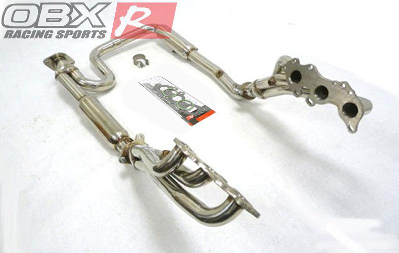 Obx ss exhaust header manifold 07-10 toyota fj cruiser with y pipe