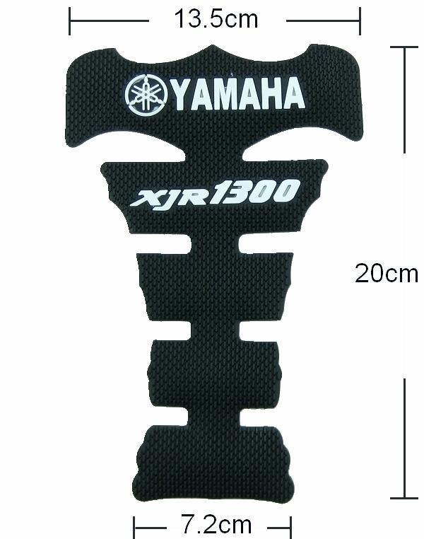Black motorcycle tank pad gas rubber for yamaha c3 fjr fz majesty radier tmax