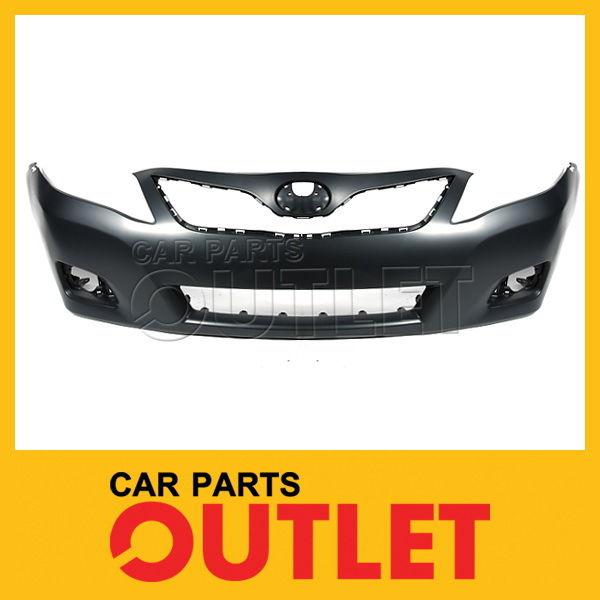 10 11 toyota camry front bumper cover primered blk plastic usa built le/xle capa
