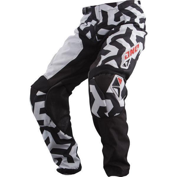 Black/white w28 one industries carbon labyrinth youth pant 2013 model