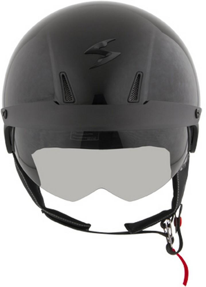 Scorpion exo-c110 half-shell street helmet - gloss black
