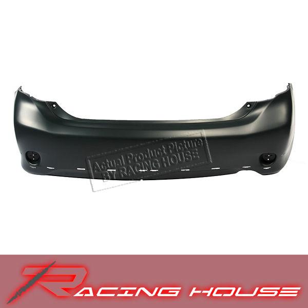 09 10 toyota corolla s/xrs usa/can built w/spoiler hole rear primed bumper cover