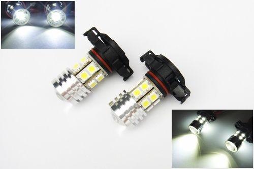 2 h16 5202 cree q5 high power led projector fog light bulb drl 12 smd 9009 white