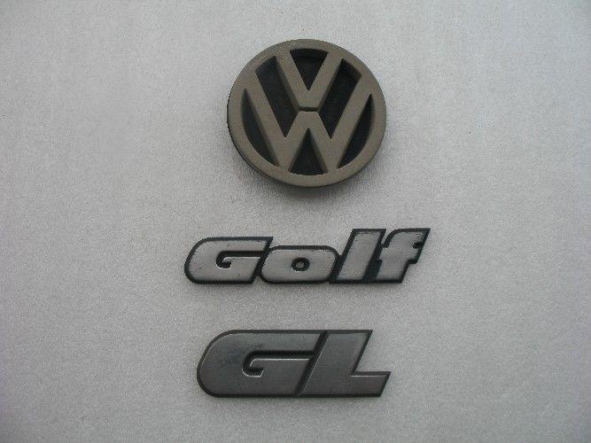 1993 vw golf gl rear trunk emblem logo decal badge symbol sign 94 95 96 97 98 99