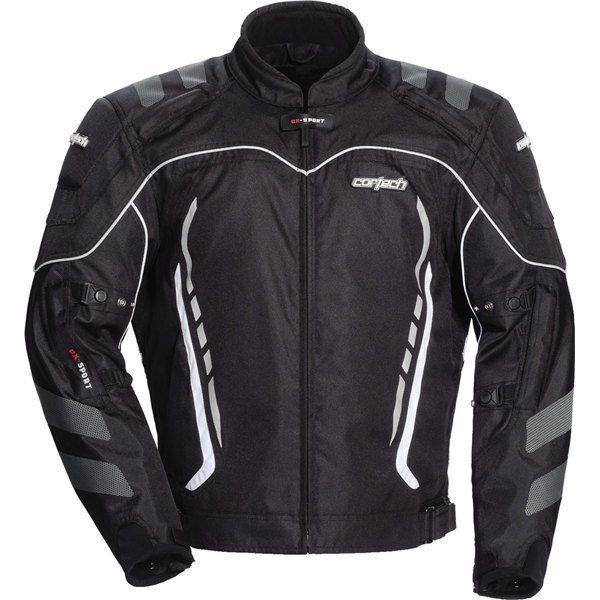 Black/black m cortech gx sport 3 textile jacket