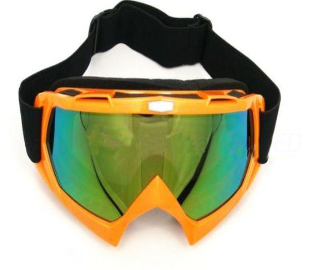 Motorcycle goggles adult wind proof glasses screenfilter eyewear atv orange