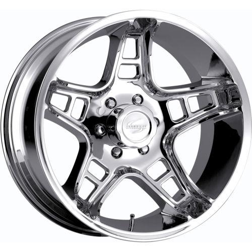 17x9 chrome scorpion sc2 wheels 6x135 -12 lifted ford expedition f-150