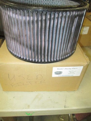 Randys air cleaner 11x6  brp troyer dirt modified higfab race car teo pmc 8-bolt