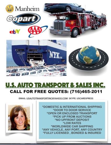 Car shipping best rates!!!! free quotes auto transport domestic worldwide