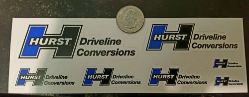 Hurst driveline conversion decals