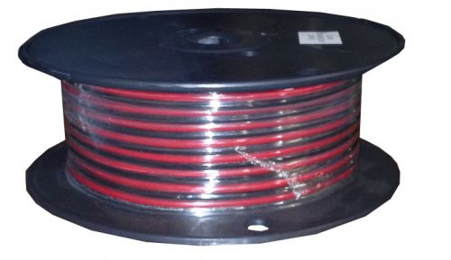 14 gauge dual bonded wire - red &amp; black - 100 foot spool
