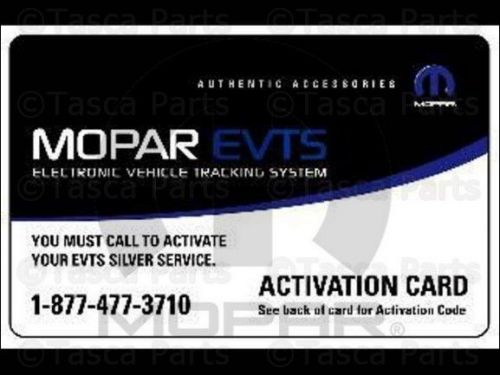Oem mopar silver service electronic vehicle tracking system 2010-2016 compass