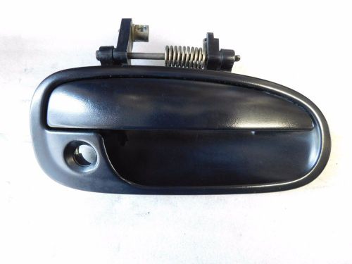 966042 94-01 honda civic right front exterior door handle black no lock #c-47