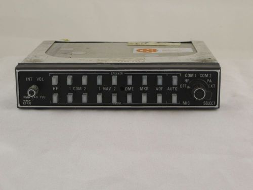 King kma-24h audio panel with 8130 pn: 066-1055-52 sn: 52958 , guaranteed!