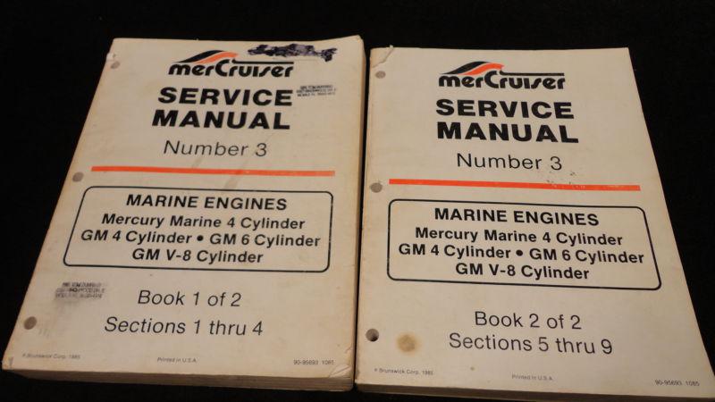 1986 mercruiser service tech manuals 3#90-95693 mercury 4, gm 4,6,8 cylinder (1)