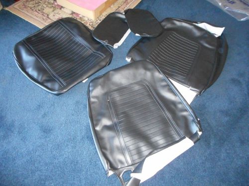 1969 camaro gen i black front new seat covers