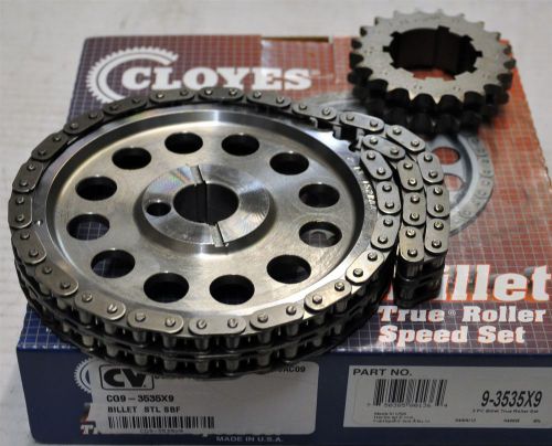 Cloyes gears 9-3535x9 street billet true roller set small block ford 351w 62-84