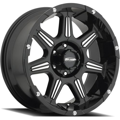 20x9 black pro comp series 51 5x150 +0 rims terra grappler g2 37 tires