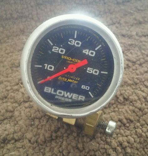 Autometer blower gauge