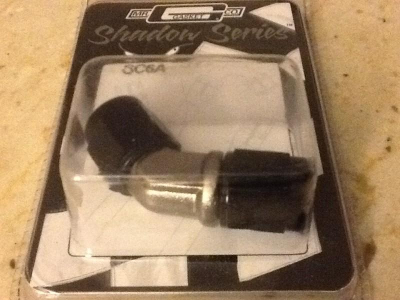 Anodized black and silver mr gasket -6 an 45 degree swivel coupling brand new 